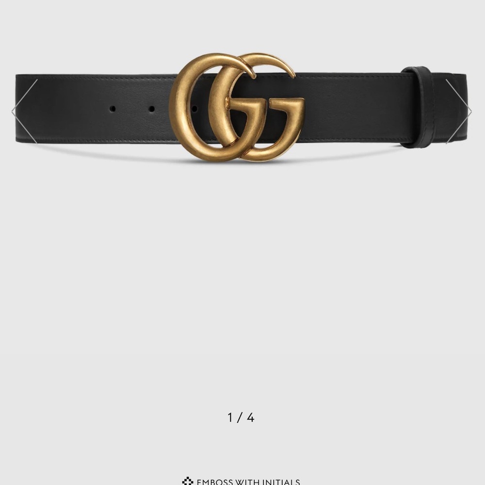 Gucci belt black size 85 , like new